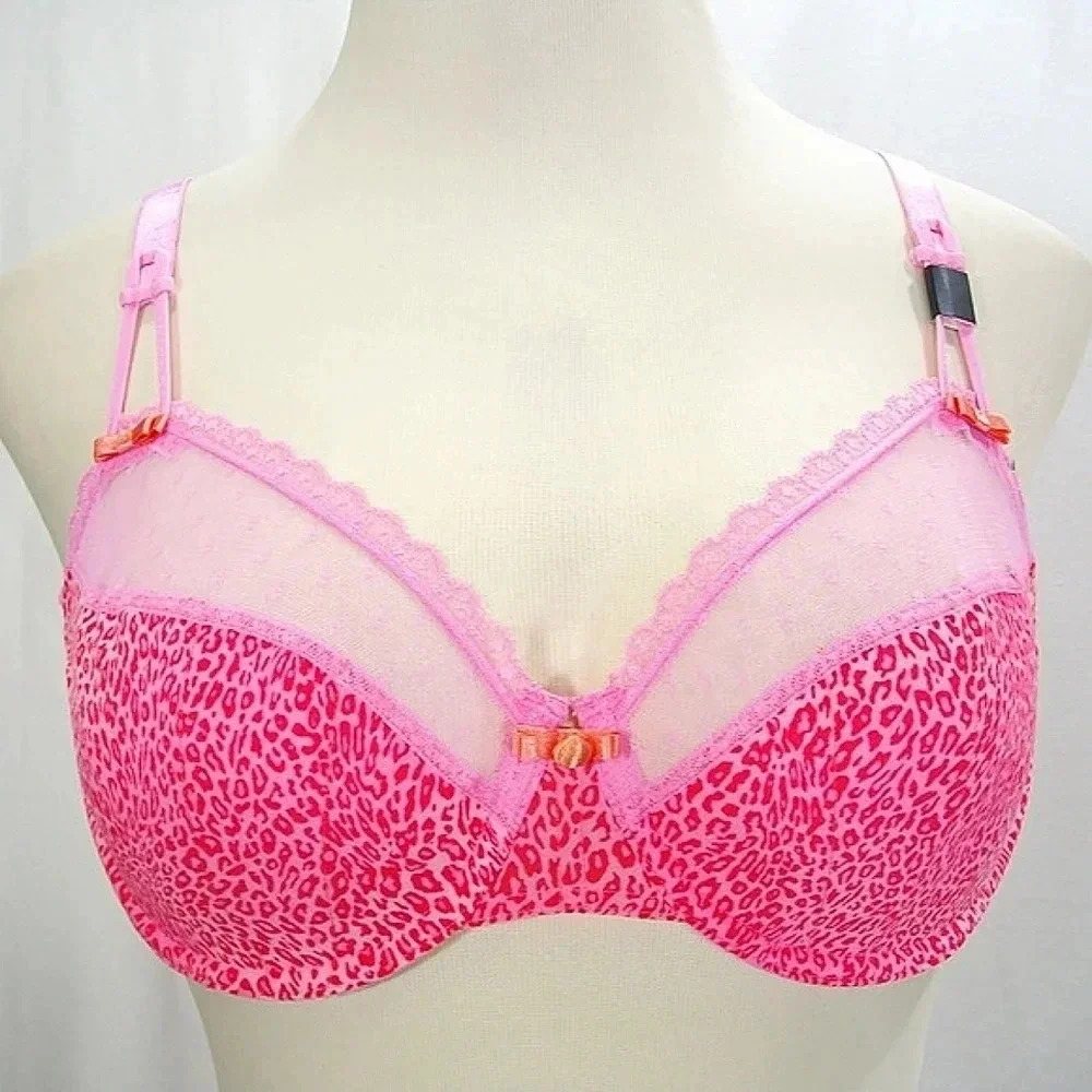 32D‎ Felina 110789 Marielle Full Busted UW Bra Apricot NWT